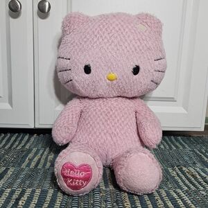 Build A Bear Hello Kitty Waffle Imprint Pink Plush